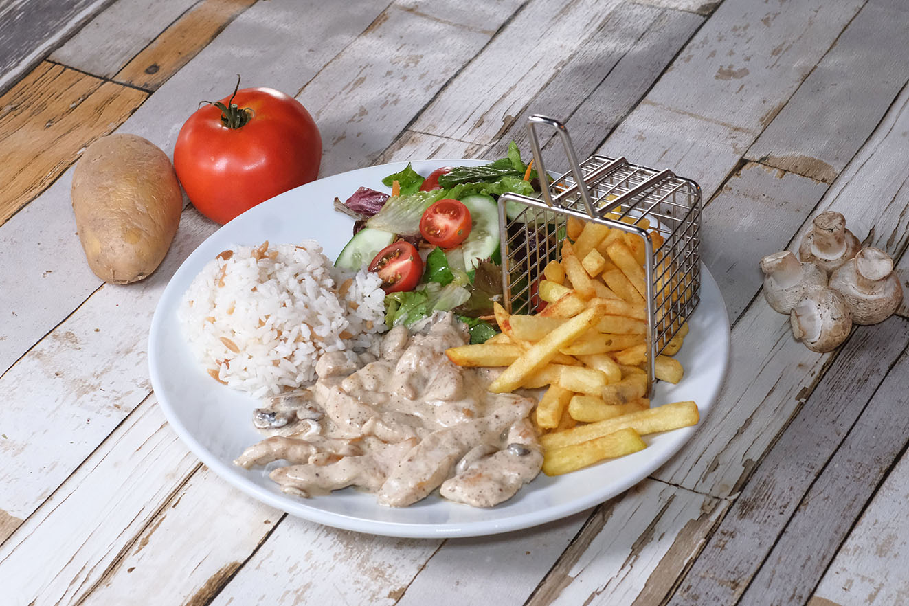 Kremalı Mantarlı Tavuk