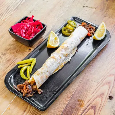 Çift Lavaş Et Tantuni Dürüm