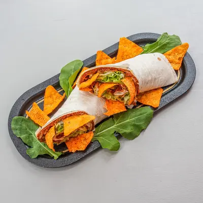 Doritoslu Duble Çiğ Köfte Dürüm