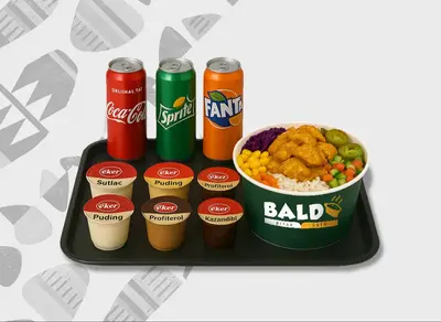 Kovada Pilav Üstü Köri Soslu Tavuk Menü