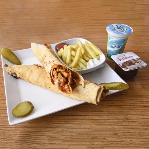 Mega Tavuk Döner & Patates Kızartması & Ayran Menü