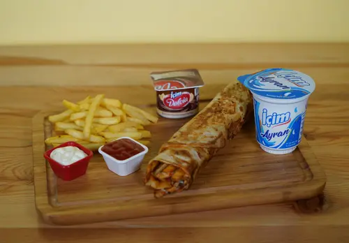 Hatay Usulü Duble Tavuk Döner Dürüm Menü
