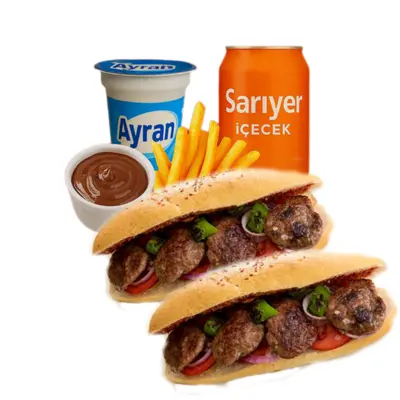 2'li Ekmek Arası Köfte Menü