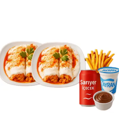 2'li Yoğurtlu Et Tantuni Menü