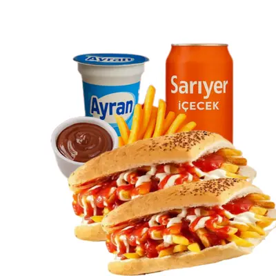 2'li Sosisli Patso Sandviç Menü