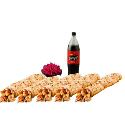 5'li Tavuk Tantuni Menü