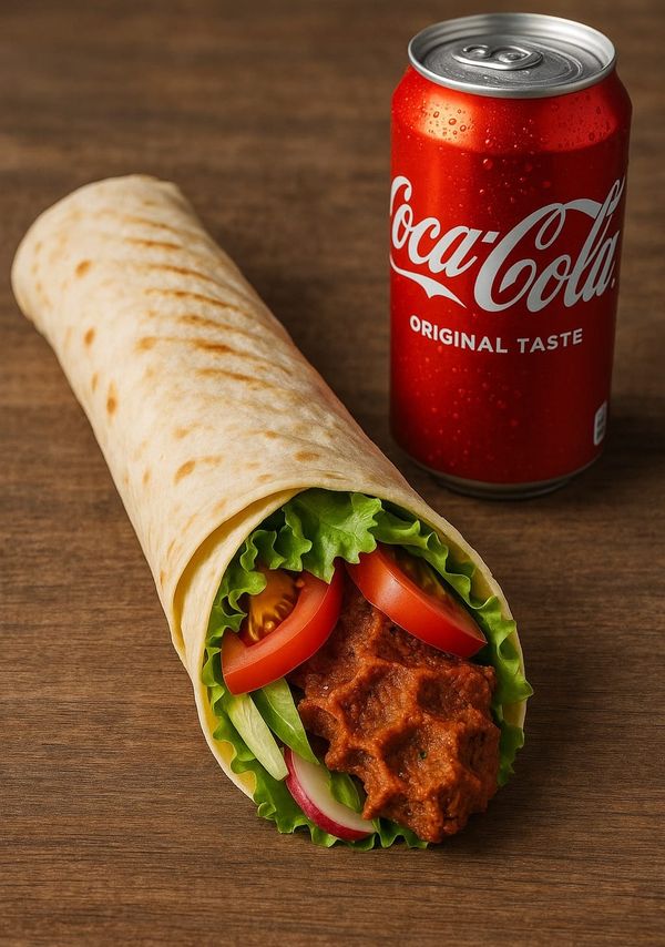 Mega Çiğ Köfte Dürüm (170 gr.) Menü 3