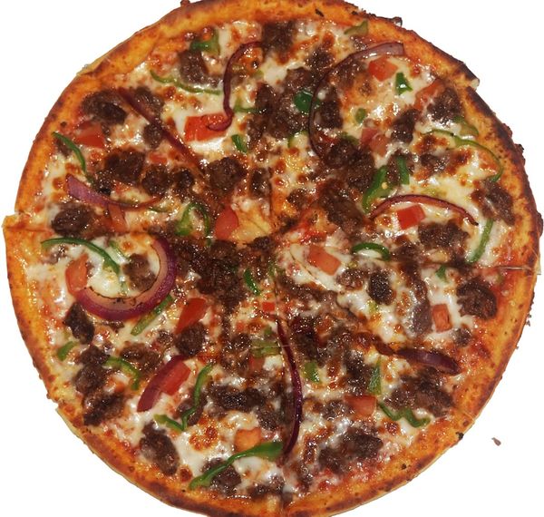 Kavurmalı Pizza (Orta Boy) (28 cm.)
