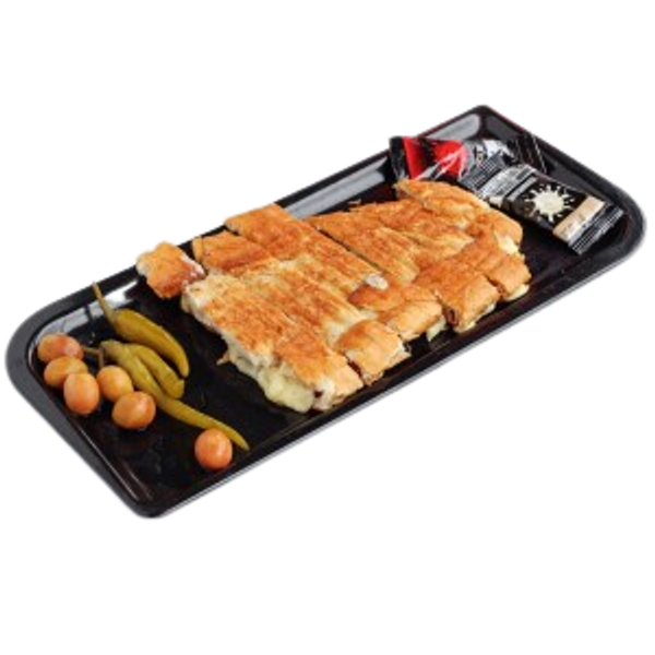 3/4 Ekmek Arası Tavuk Sucuklu Yumurtalı Tost