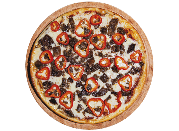 Kavurmalı Pizza (Büyük)