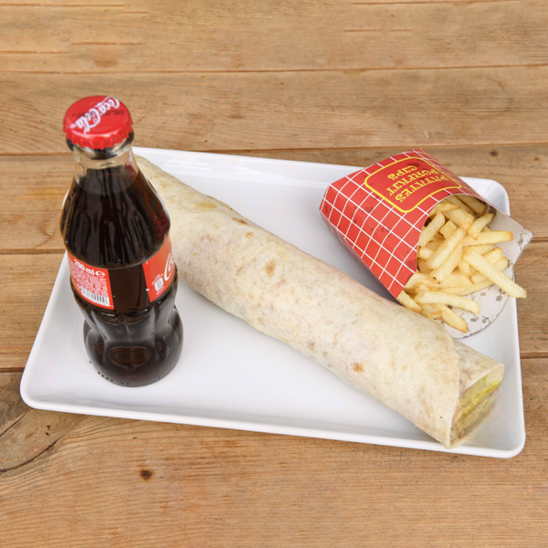 Tavuk Döner Dürüm (2 Kişilik) Menü