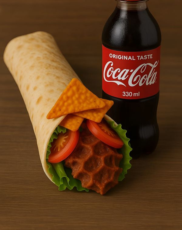 Doritoslu Çiğ Köfte Dürüm (100 gr.) Menü 2