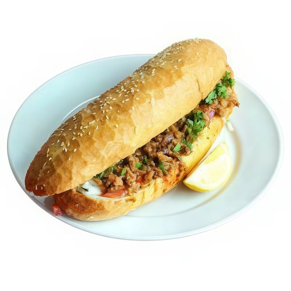 İçi Bol Özel Susamlı Ekmek Arası Et Tantuni