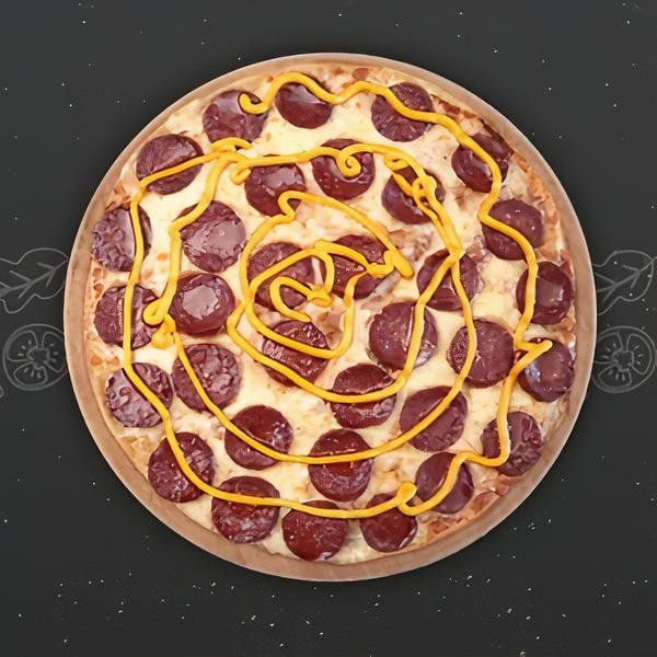 Kasap Sucuklu Cheddarlı Pizza (Büyük)