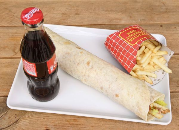 Tavuk Döner Dürüm (150 gr.) Menü