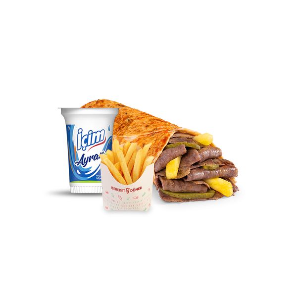 Et Döner Dürüm Menü (S)